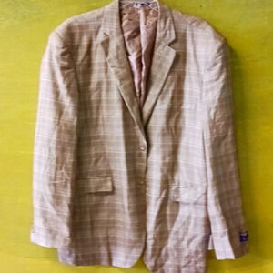 NWT Men's Vinci suit camel jacket